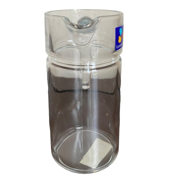 Luminarc Glass Pitcher Creamer 5" Tall Made in France NWT - Picture 4 of 14